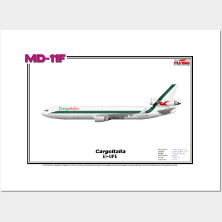 McDonnell Douglas MD-11F - Cargoitalia (Art Print) Posters and Art